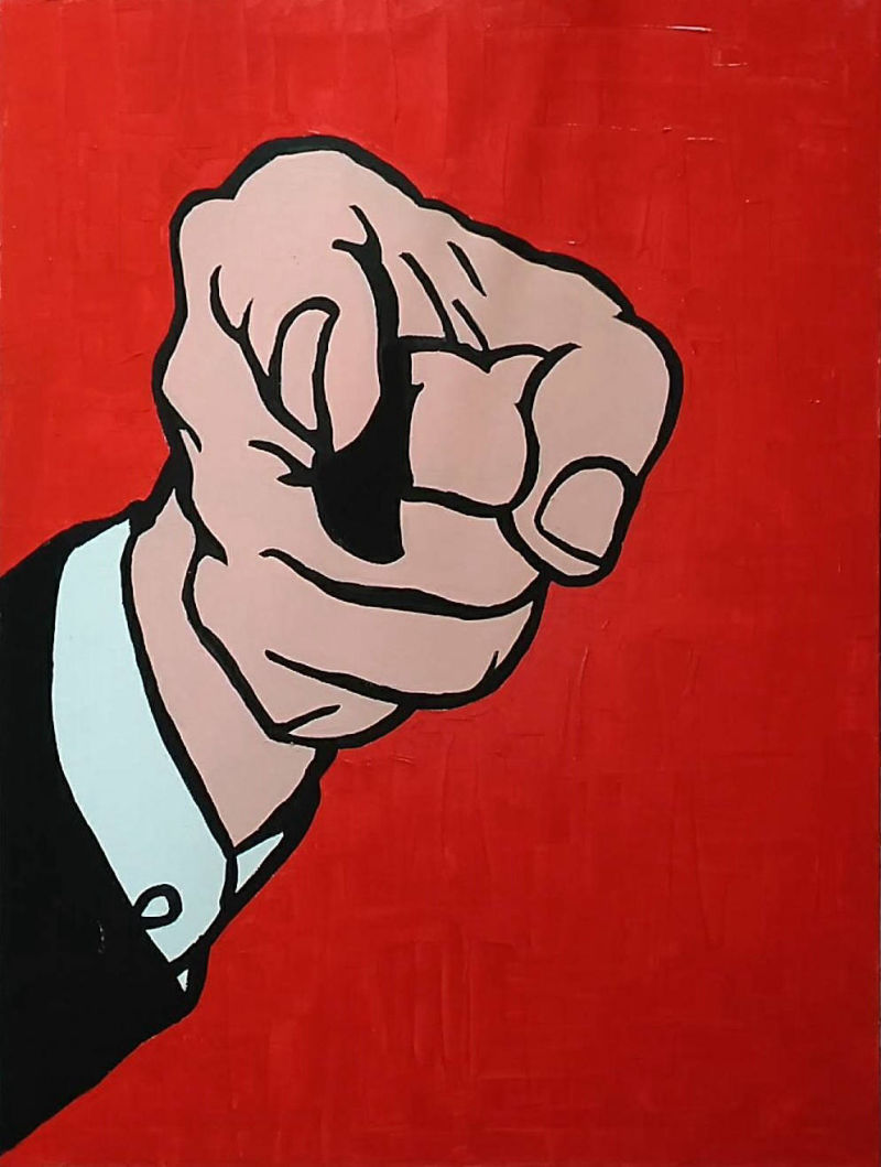 Olaf Varlemann - Pop-Art Fingerzeig