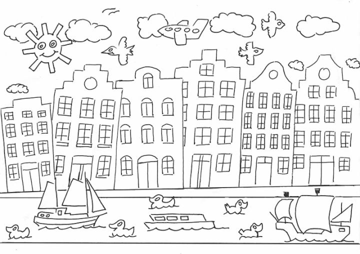 Ausmalbild Luebeck 1