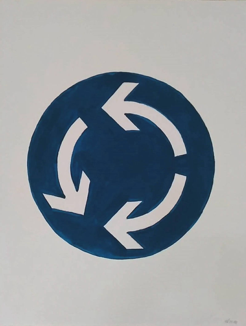 Olaf Varlemann - Pop-Art Kreisverkehr verkehrt