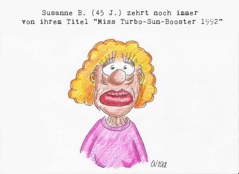 Karikatur - Solarium - von Olaf Varlemann