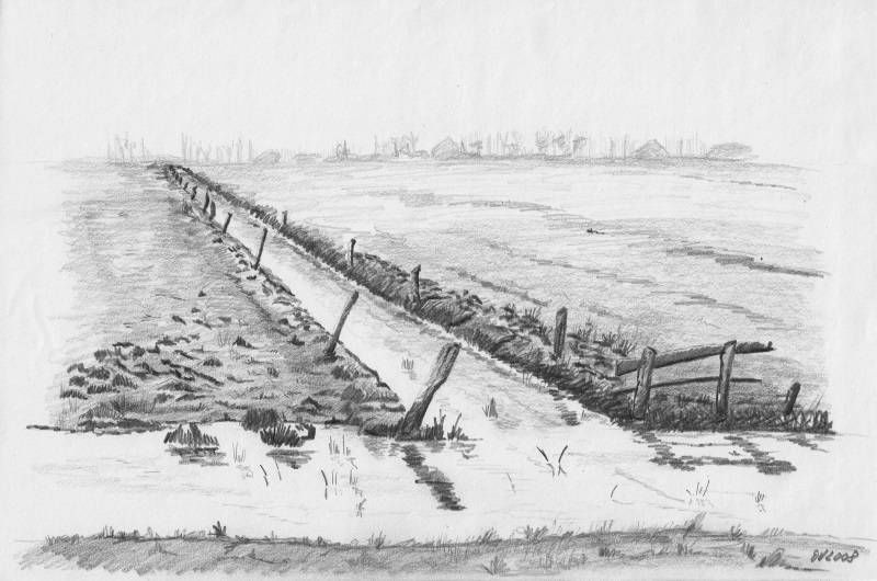 Olaf Varlemann - Ostfriesland Bleistiftzeichnung