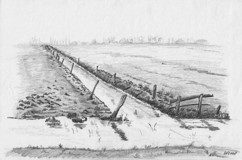 Olaf Varlemann - Ostfriesland Bleistiftzeichnung